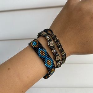 Bracelets and choker